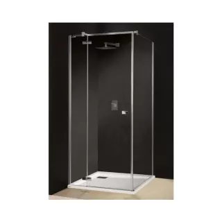 Sanglass KNDJ2/Free 80x100 zuhanykabin,króm profillal,átlátszó üveggel (S1000)