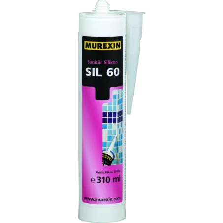 Murexin SIL 60 Szaniter szilikon, többféle színben(4188-000001)