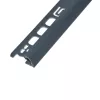 PVC pozitív élvédő profil 9/10 mm/2,50 m sötétszürke